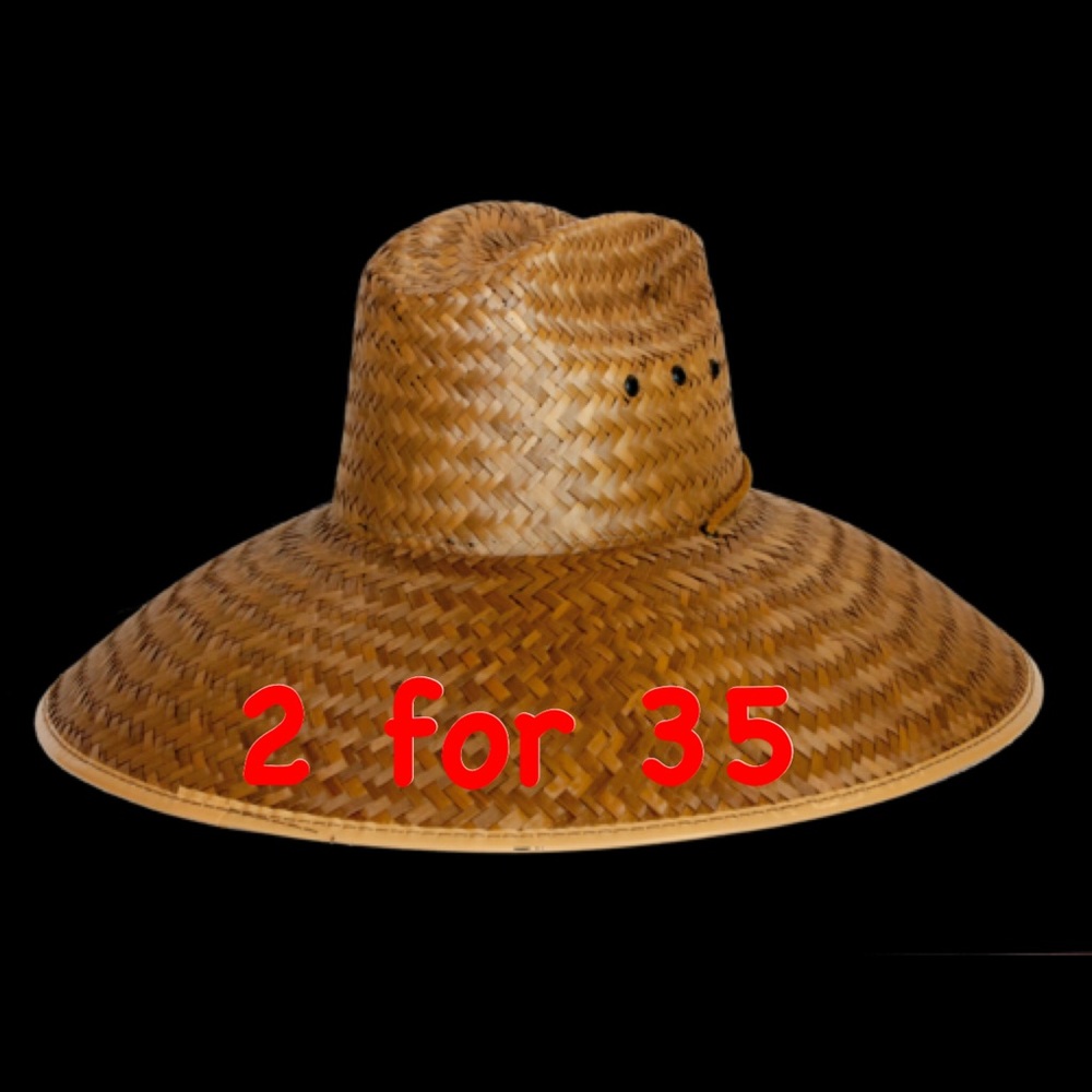 Straw hats 2 for $35
